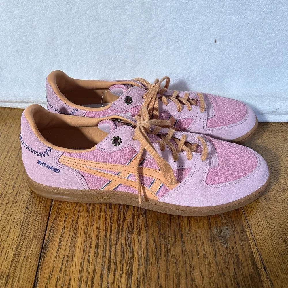 Asics Mens Size 9.5 Skyhand Original Coneflower/Terracotta Athletic Shoes